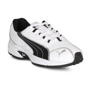 Puma Unisex Diemos White Black Shoe