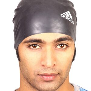 ADIDAS Unisex Black White Swimming Cap