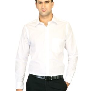 Belmonte Men Solid White Shirts