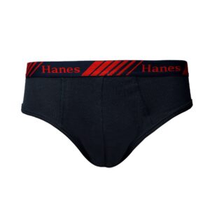 Hanes Men Navy Blue Premium Bikini Briefs