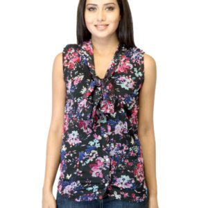 Jealous 21 Women Printed Black Top