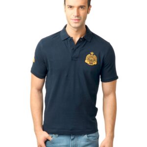 U.S. Polo Assn. Men Solid Navy Blue Polo Tshirt