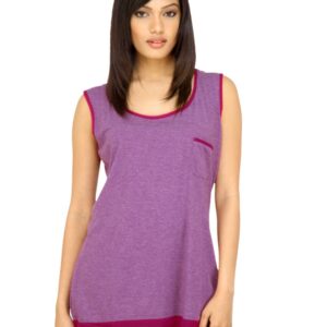 United Colors of Benetton Women Solid Purple Top