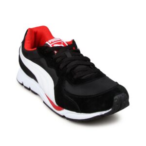 Puma Men's Vesta Runner Black White Shoe