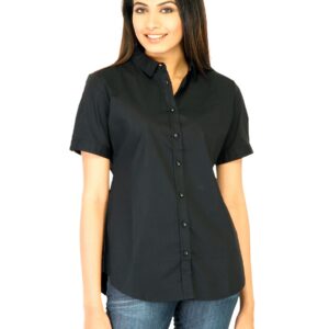 United Colors of Benetton Women Solid Black Shirts