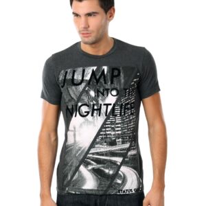 Status Quo Men Grey T-shirt
