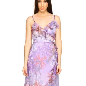 Forever New Women Floral Purple Dress