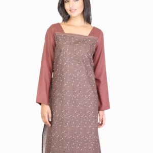 W Women Brown Printed Kurta