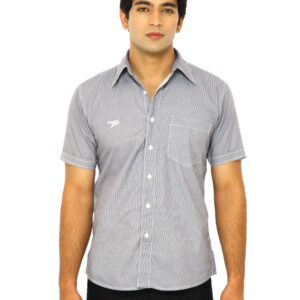 Wrangler Men Stampede Printed Stripe Black Shirts