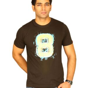 Probase Men's 8 Brown T-shirt