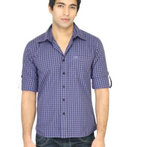 Wrangler Men Dark Purple Shirt