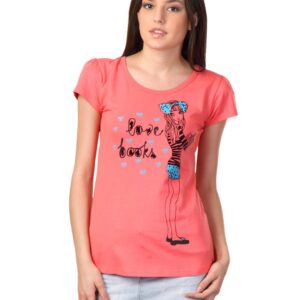 Tokyo Talkies Women Peach Printed Top