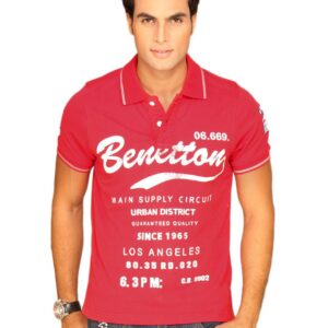 UCB Men's Big Benetton Red T-shirt