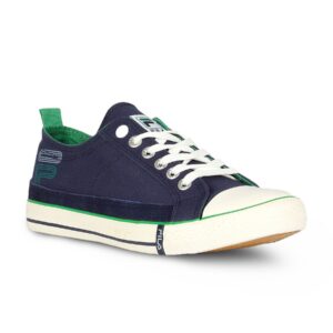 Fila Men's Maverick Low Navy Green Canvas Shoe