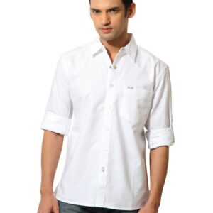 Wrangler Men Nimrod Oxford White Shirt
