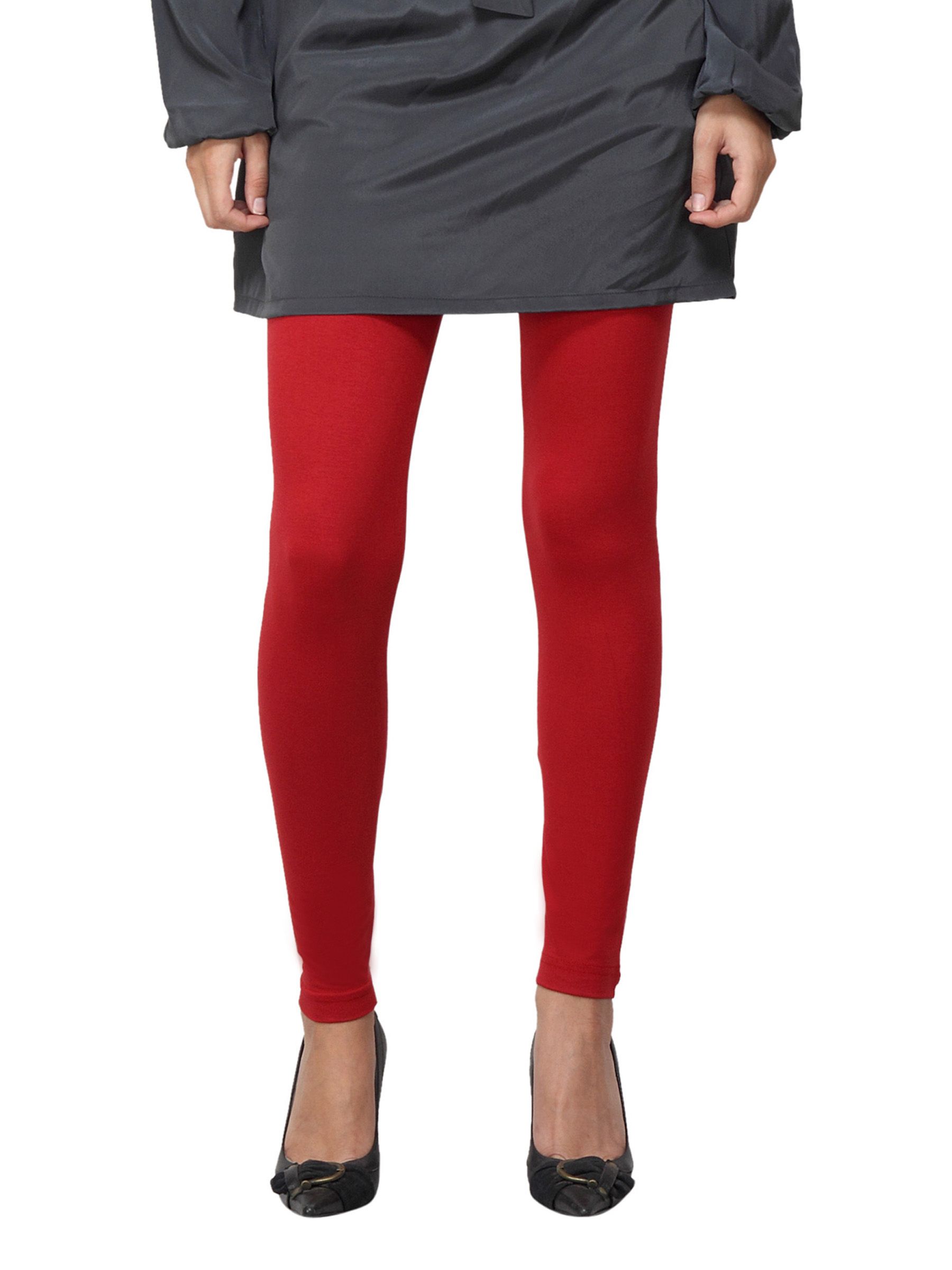 Femella Women Red Leggings