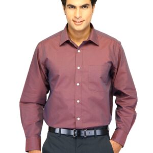 John Miller Men Solid Purple Shirt