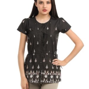 Mumbai Slang Women Black Top