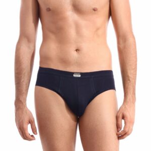 Hanes Men Navy Blue Stretch Duo Dry Cotton Stretch Hip Briefs