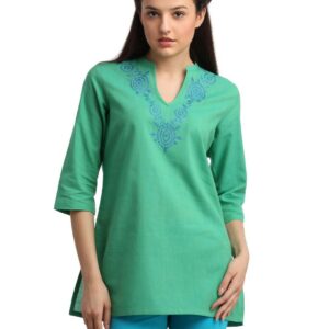 Aurelia Women Green Kurti