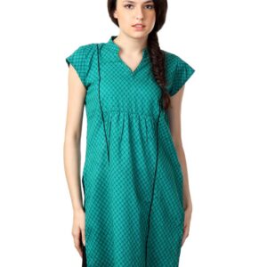 Alma Women Green Kurta