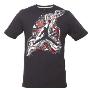 Nike Men Printed Black T-shirt
