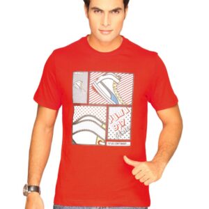 Puma Men's Pop Graphic Red T-shirt