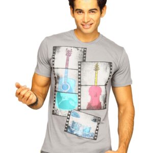 Free Authority Men's Panda Cigar Grey T-shirt