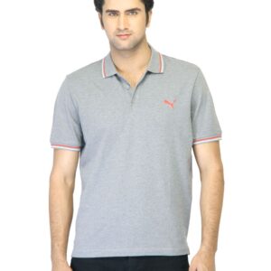 Puma Men Foundation Polo Grey T-shirt