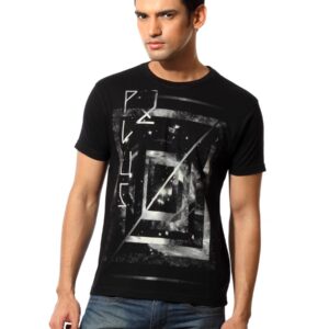 Flying Machine Men Tee Black T-shirt