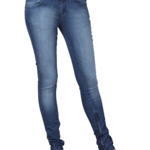 Jealous 21 Women Supper Skinny Zipped Medium Blue Jeans