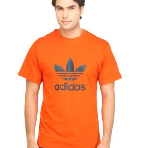 ADIDAS Originals Men Adi Trefoil Orange Tshirt
