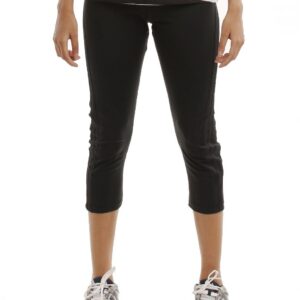 ADIDAS Women Black Silver Tights Capri