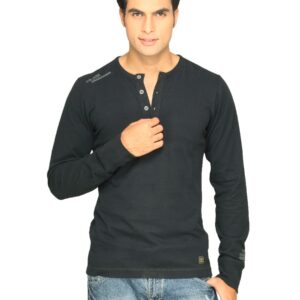 s.Oliver Men's De-Nim Black T-shirt
