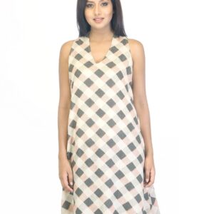W Women Printed Beige Kurta