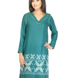 W Women Green Kurta