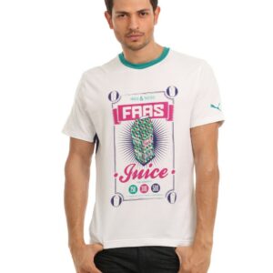 Puma Men White Graphic T-shirt