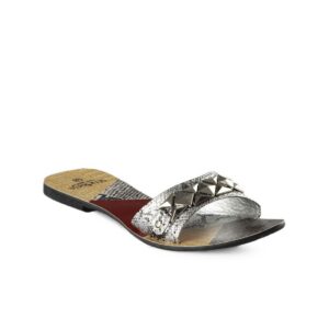 Senorita Women Silver Flats