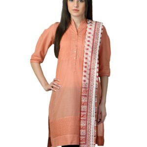 Fabindia Off White Chanderi Dupatta