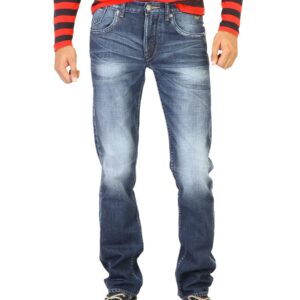 Flying Machine Men Washed Blue Jeans