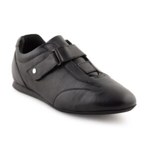 Enroute Men Leather Black Casual Shoes