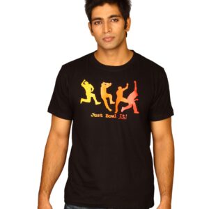 Inkfruit Men's Just bowl It Black T-shirt