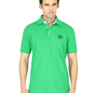 Proline Men Green Polo T-shirt