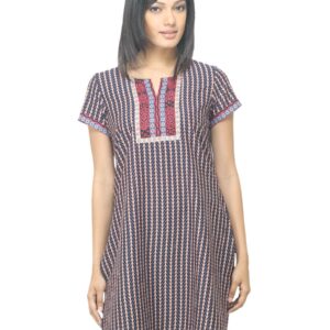 Aurelia Women Printed Black Kurta