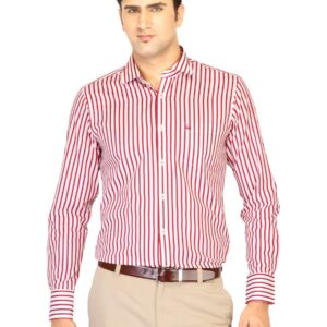 United Colors of Benetton Men Stripes White Shirts