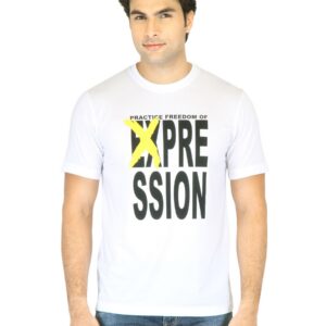 Mark Taylor Men White Printed T-shirt