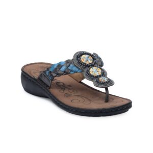 Catwalk Women Grey & Blue Flats
