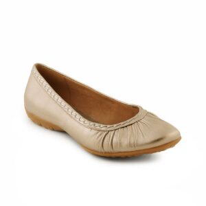 Clarks Women Metallic Arizona Ballerinas