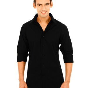United Colors Of Benetton Men Summer Black Shirts
