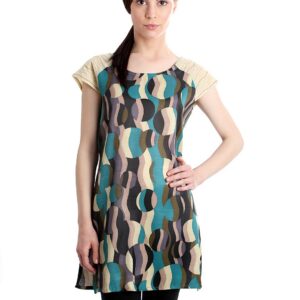 Diva Women Printed Beige Kurta